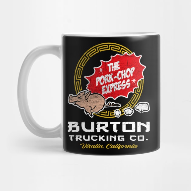 Burton Pork Chop Express Trucking by Alema Art